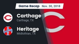 Recap: Carthage  vs. Heritage  2018