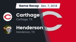 Recap: Carthage  vs. Henderson  2018