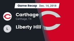 Recap: Carthage  vs. Liberty Hill 2018