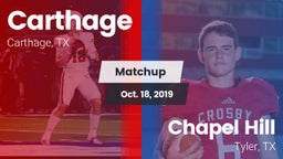 Matchup: Carthage  vs. Chapel Hill  2019
