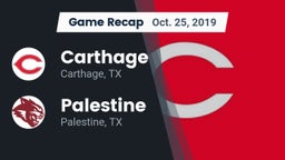 Recap: Carthage  vs. Palestine  2019
