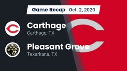 Recap: Carthage  vs. Pleasant Grove  2020