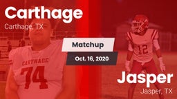 Matchup: Carthage  vs. Jasper  2020