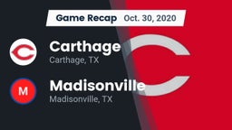 Recap: Carthage  vs. Madisonville  2020