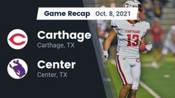 Recap: Carthage  vs. Center  2021