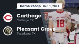 Recap: Carthage  vs. Pleasant Grove  2021