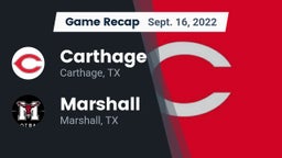 Recap: Carthage  vs. Marshall  2022