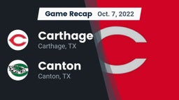 Recap: Carthage  vs. Canton  2022