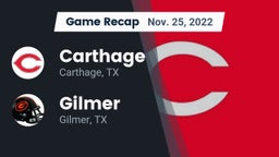 Recap: Carthage  vs. Gilmer  2022