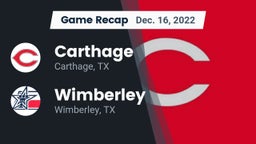 Recap: Carthage  vs. Wimberley  2022