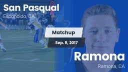 Matchup: San Pasqual High vs. Ramona  2017