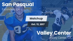 Matchup: San Pasqual High vs. Valley Center  2017