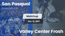 Matchup: San Pasqual High vs. Valley Center Frosh 2017