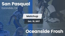 Matchup: San Pasqual High vs. Oceanside Frosh 2017