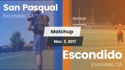 Matchup: San Pasqual High vs. Escondido  2017