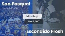 Matchup: San Pasqual High vs. Escondido Frosh 2017