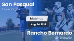Matchup: San Pasqual High vs. Rancho Bernardo  2018