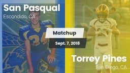 Matchup: San Pasqual High vs. Torrey Pines  2018