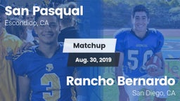 Matchup: San Pasqual High vs. Rancho Bernardo  2019