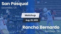 Matchup: San Pasqual High vs. Rancho Bernardo  2019