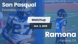 Matchup: San Pasqual High vs. Ramona  2019