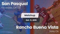 Matchup: San Pasqual High vs. Rancho Buena Vista  2019