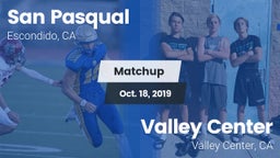 Matchup: San Pasqual High vs. Valley Center  2019