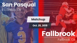 Matchup: San Pasqual High vs. Fallbrook  2019