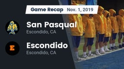 Recap: San Pasqual  vs. Escondido  2019