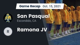 Recap: San Pasqual  vs. Ramona JV 2021