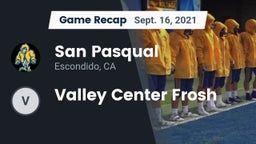 Recap: San Pasqual  vs. Valley Center Frosh 2021