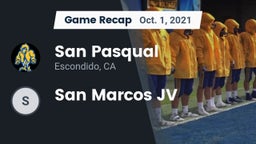 Recap: San Pasqual  vs. San Marcos JV 2021