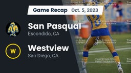 Recap: San Pasqual  vs. Westview  2023