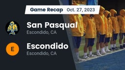Recap: San Pasqual  vs. Escondido  2023