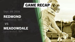 Recap: Redmond  vs. Meadowdale  2016