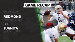 Recap: Redmond  vs. Juanita  2016