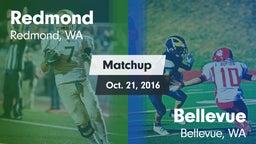 Matchup: Redmond  vs. Bellevue  2016