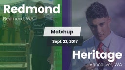Matchup: Redmond  vs. Heritage  2017