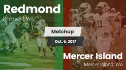Matchup: Redmond  vs. Mercer Island  2017