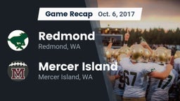 Recap: Redmond  vs. Mercer Island  2017