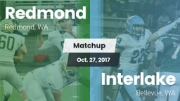 Matchup: Redmond  vs. Interlake  2017