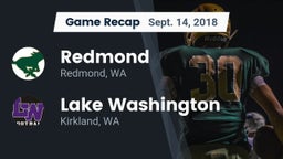 Recap: Redmond  vs. Lake Washington  2018