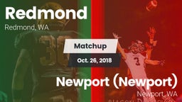 Matchup: Redmond  vs. Newport  (Newport) 2018