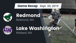Recap: Redmond  vs. Lake Washington  2019