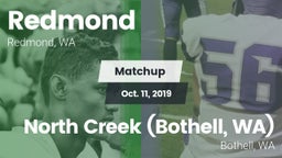 Matchup: Redmond  vs. North Creek (Bothell, WA) 2019