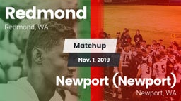 Matchup: Redmond  vs. Newport  (Newport) 2019