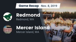 Recap: Redmond  vs. Mercer Island  2019