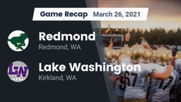 Recap: Redmond  vs. Lake Washington  2021