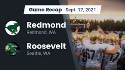Recap: Redmond  vs. Roosevelt  2021