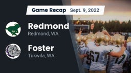 Recap: Redmond  vs. Foster  2022